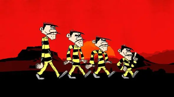 داستان و چهره واقعی برادران دالتون ها که الگویی برای ساخت کارتون لوک خوش شانس شد+عکس واقعی برادران دالتون