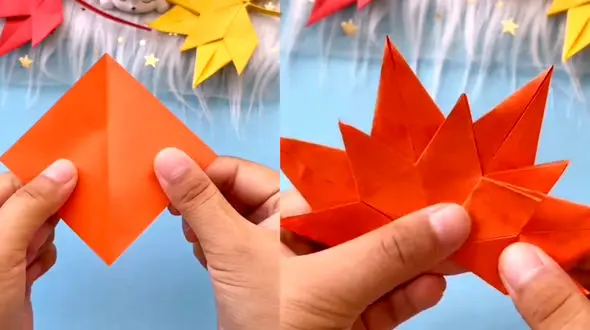 با این برگ های پاییزی از پاییز استقبال کن + فیلم