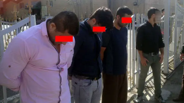 فیلم لحظه دستگیری سارقان خودروی پول بانک پاسارگاد + جزئیات 