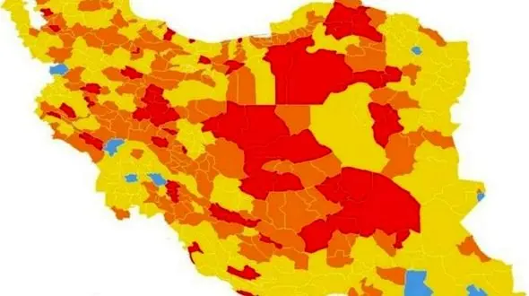 نقشه کرونایی قم به رنگ زرد درآمد
