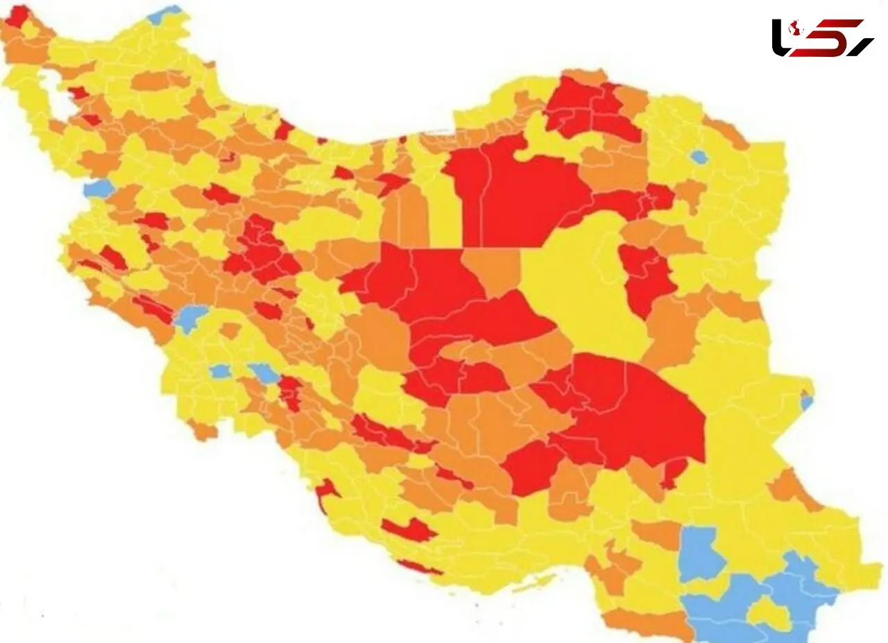 نقشه کرونایی قم به رنگ زرد درآمد