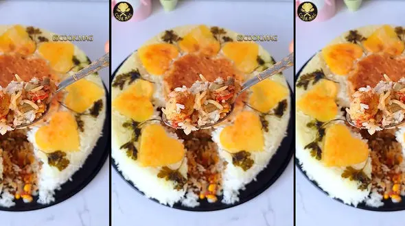 آموزش پخت مخلوط پلو یا پلوی مراکشی + فیلم