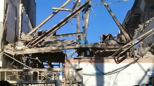 تخریب خانه سه طبقه در روستای ویان به دلیل نشت گاز