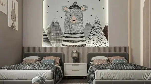 برای والدین دارای پسر دوقلو / دکوراسیون اتاق کودک پسرانه دوقلو + عکس