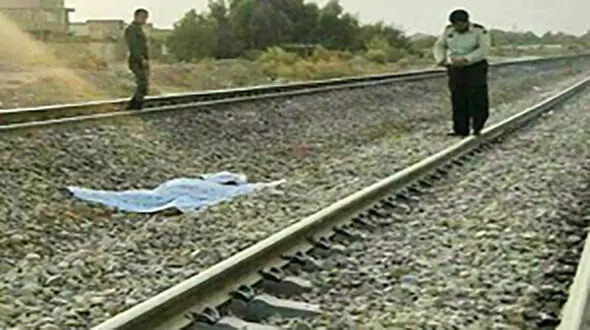 برخورد قطار باری با یک زن در اندیمشک