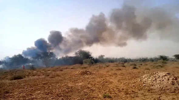 آتش سوزی نیزار‌های محور مرزی اروندرود 