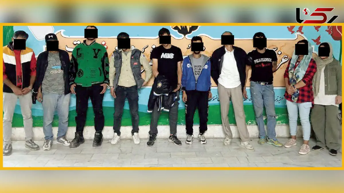 پاتوق سیاه در دل مجتمع مسکونی؛ سارق سابقه‌دار و ۹ همدستش در دام پلیس آبکوه