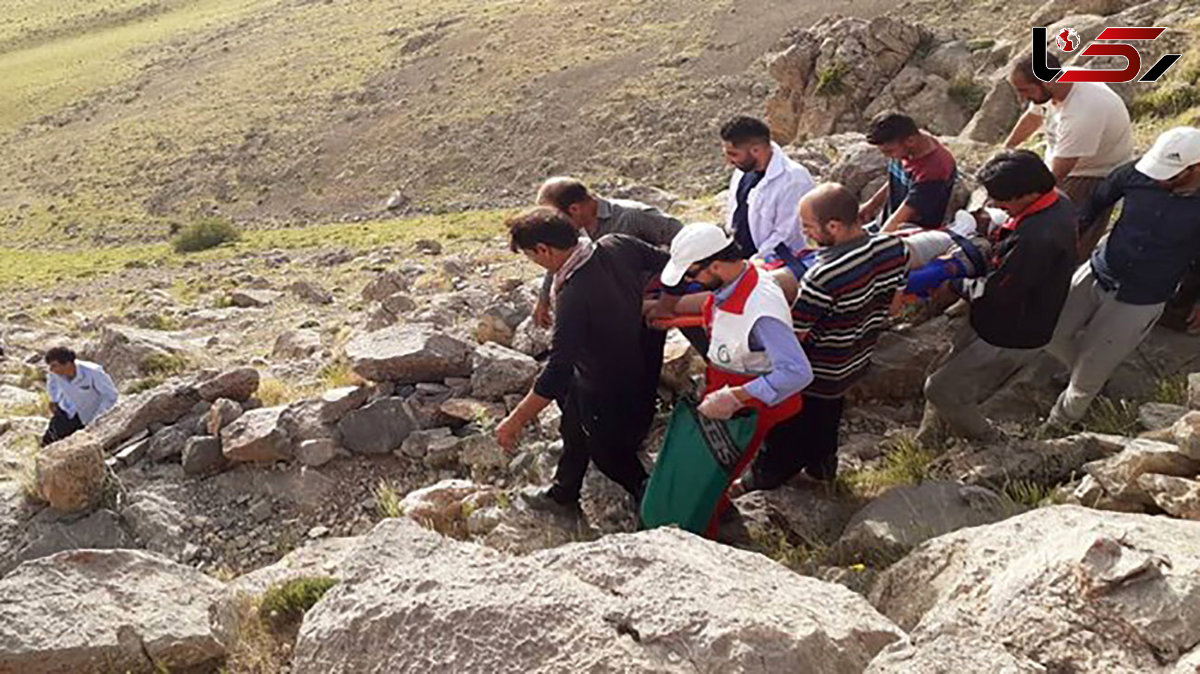 سقوط کوهنورد دلفانی به خیر گذشت