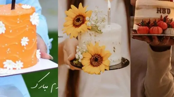 کیک تولد پاییزی / طراحی‌ های خلاقانه و شیک برای فصل پاییز