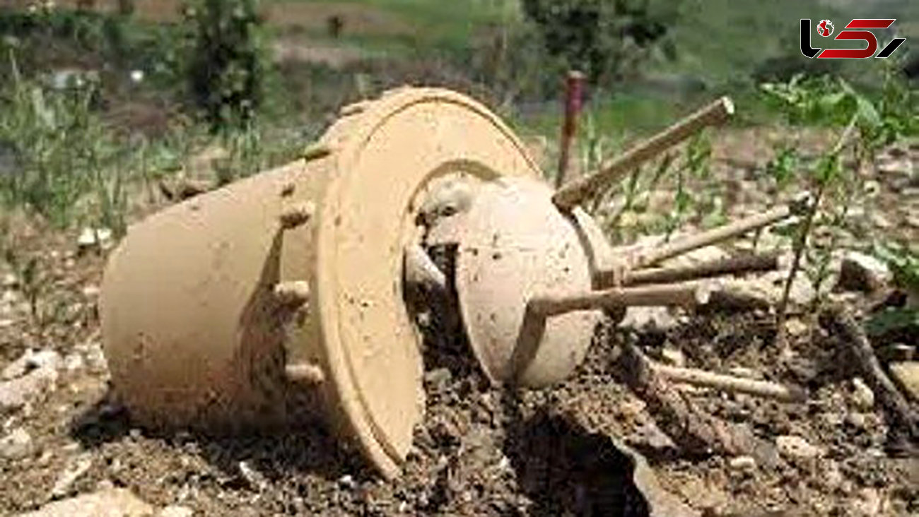 کشف خمپاره جنگی دوران دفاع مقدس در زمین کشاورزی / در اسلام آباد غرب رخ داد