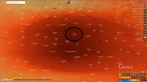 جولان آلودگی هوای تهران در شهرهای پایتخت + عکس