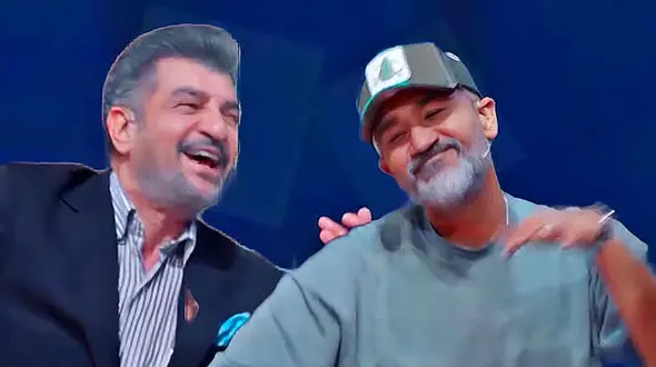 فیلم /  با این آواز خوندن محمود شهریاری و رقص زنانه مهران غفوریان همه ممنوع الکار شدن / آهنگ حمیرا برنامه را به هم ریخت ..