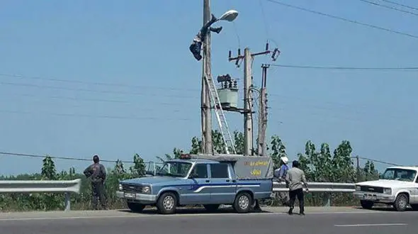 برق گرفتگی مرگبار کارمند اداره برق در بابل