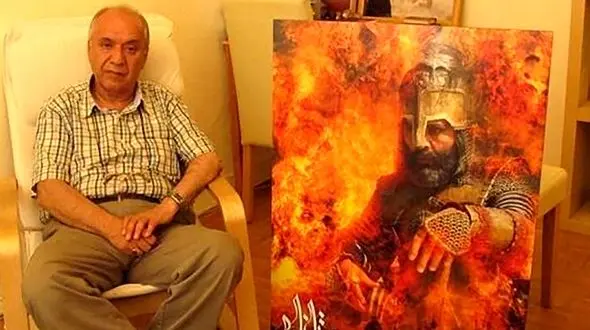 خاکسپاری تهیه کننده تلویزیون در قطعه هنرمندان بهشت زهرا