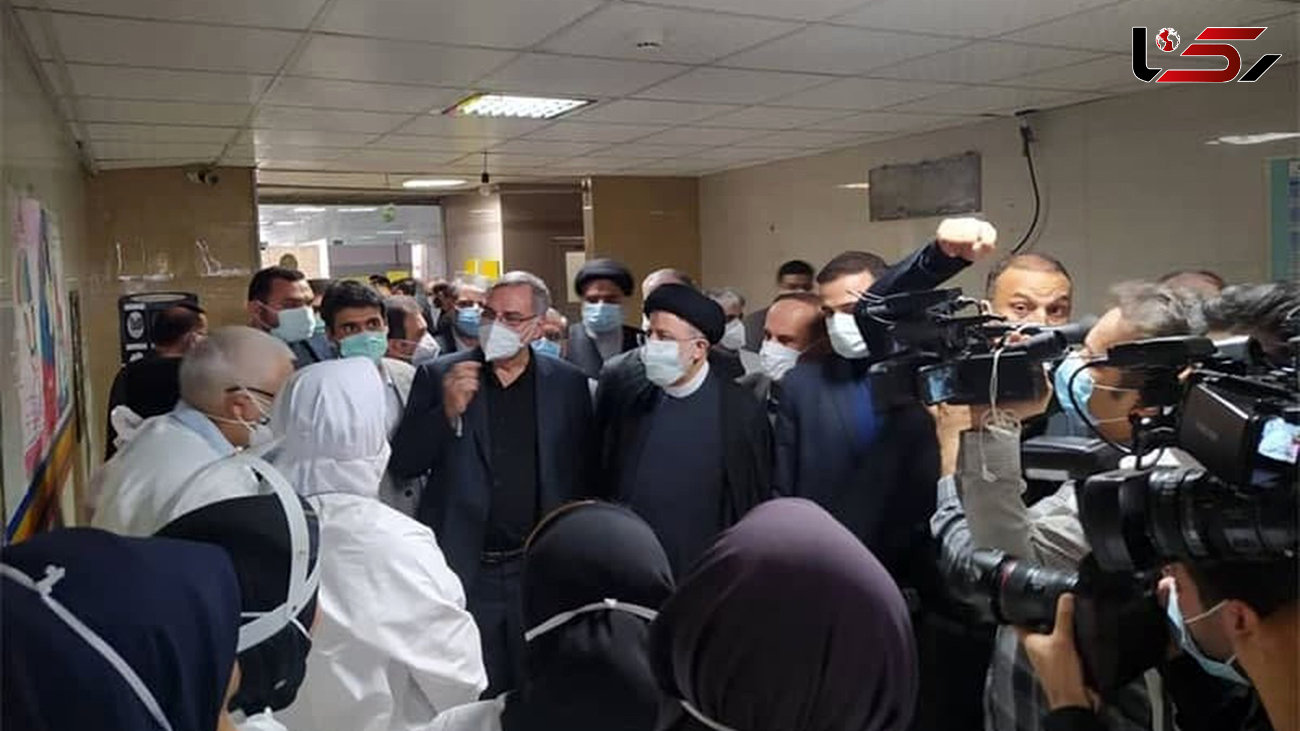 بازدید رئیس جمهور از بیمارستان رازی اهواز