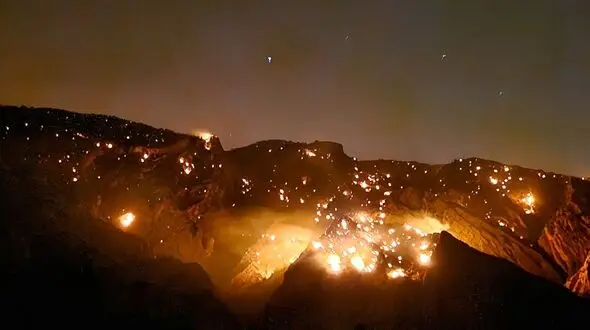 آقایان مسئول! سرمایه غنی جنگل و مرتع، مامن حیات وحش به تلی از خاکستر تبدیل شد/ نه برای اولین بار نه برای آخرین بار!