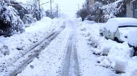 ببینید / بارش برف در میاب مرند + فیلم 