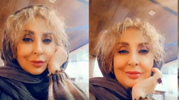 جشن کوچکی که عسل دختر مرجانه گلچین برای مادرش بر پا کرد / کیک مینیمال نسکافه‌ای با لباس پلنگی و کلاه کابویی!