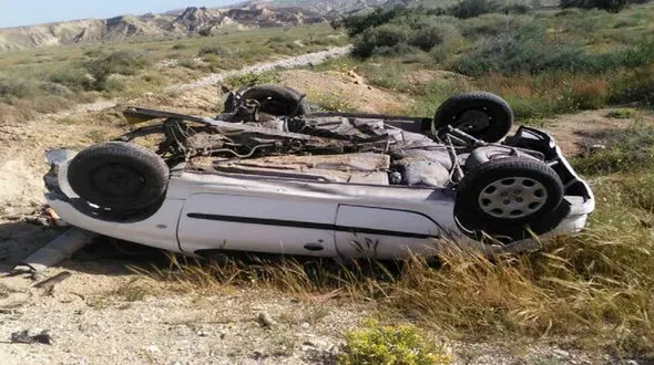 واژگونی مرگبار پژو  ۲۰۶ در محور رزن به همدان