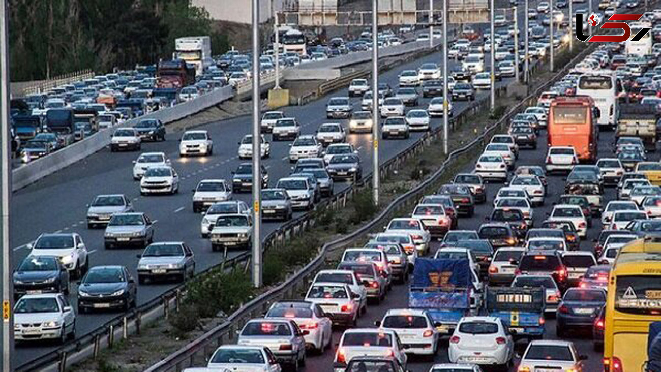 ترافیک سنگین در آزادراه های البرز