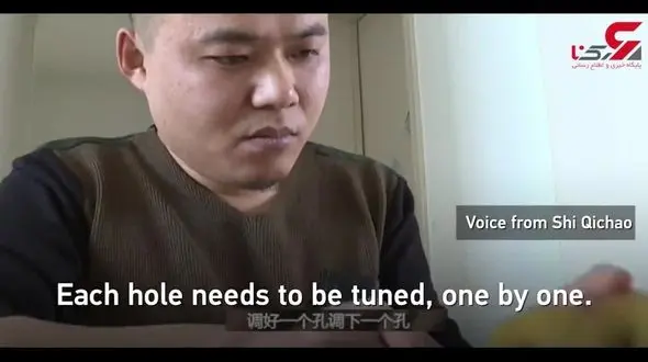 این مرد با هر چیزی فلوت می‎‌نوازد!+فیلم