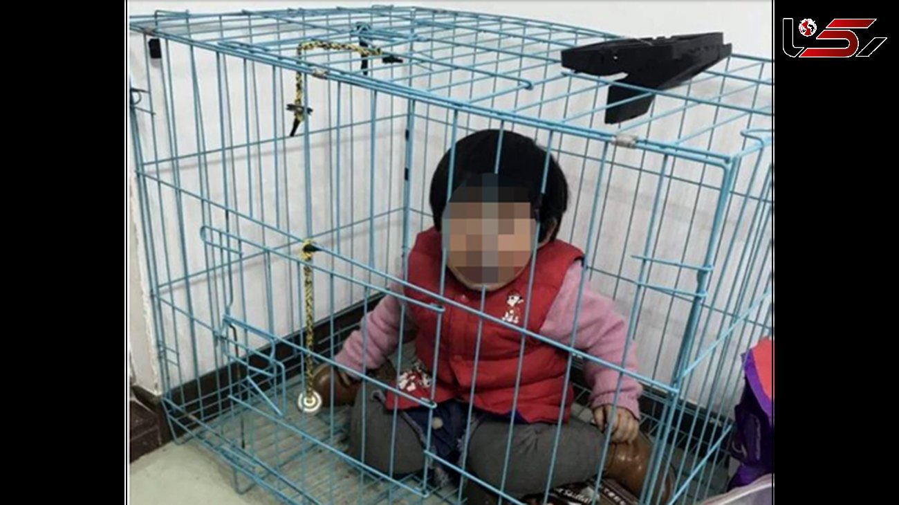 جنجال عکس تکاندهنده از کودک 20 ماهه / قفس سگ به جای اتاق زیبا یک کودک چینی+ تصاویر