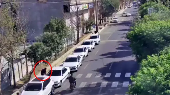 فیلم سرقت 30 ثانیه ای پژو پرشیا در روز روشن شهر قدس