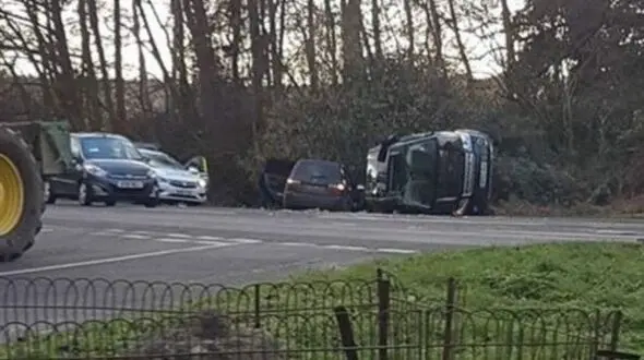 همسر ملکه بریتانیا از یک تصادف رانندگی جان سالم به در برد