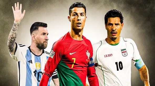 فوق ستاره ها علیه علی دایی / مسی هم 109 گله شد