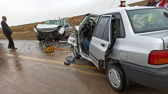 2 کشته در تصادف پراید و ساینا / در اسلام آباد غرب رخ داد