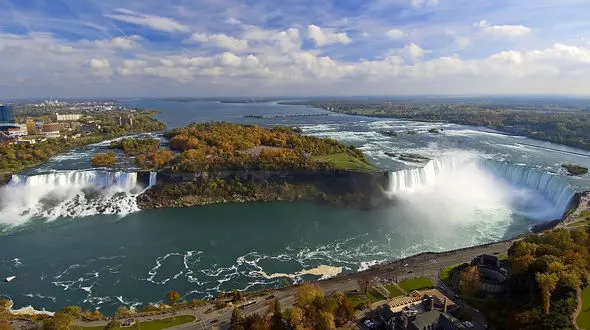  آبشار نیاگارا یکی از عجایب ۷ گانه جهان +  فیلم 