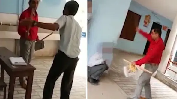 شکنجه  کودکان  توسط معلم بی رحم +فیلم جنجالی