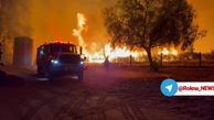 آتش‌سوزی هولناک در کالیفرنیا+ فیلم