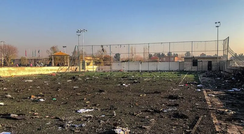 تصاویر : سقوط هواپیمای اوکراینی