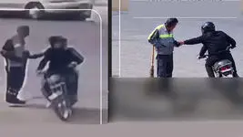 فیلم صحنه موبایل قاپی از  پاکبان زحمتکش هنگام کار /  چقدر بی رحم شدیم !