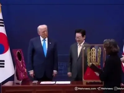 تاج جومونگ به ترامپ هدیه شد؟