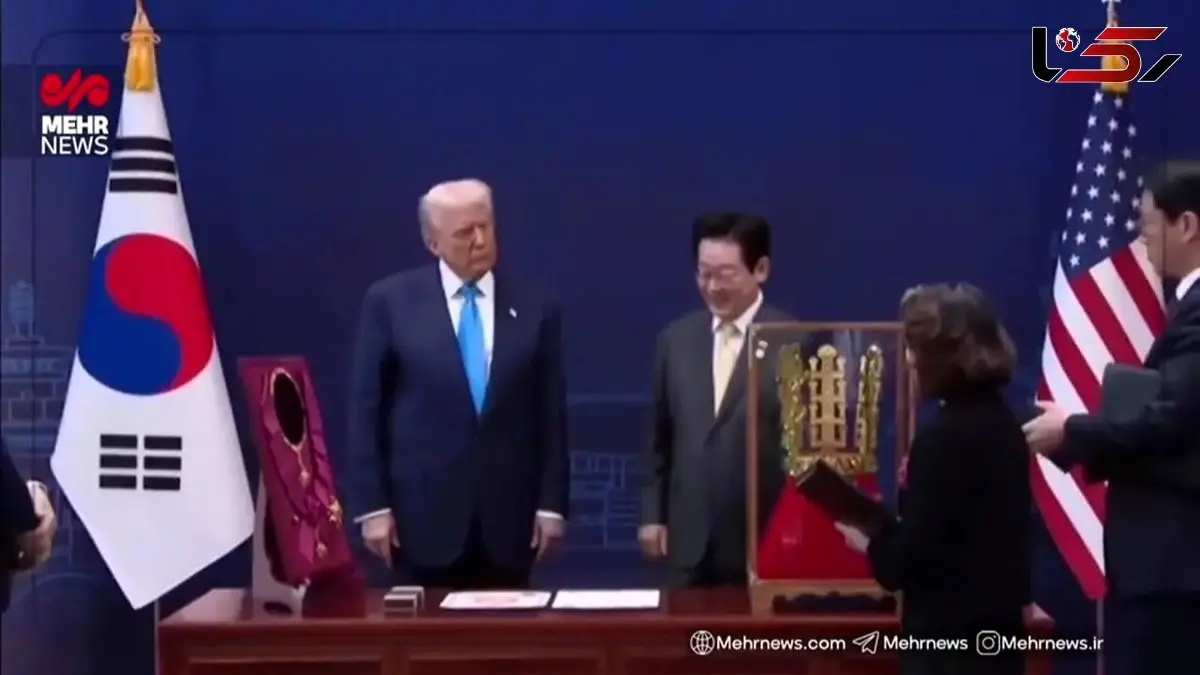 تاج جومونگ به ترامپ هدیه شد؟