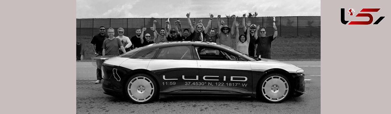 لوسید ایر ، یک رکورد سرعت فوق العاده ثبت کرد +عکس