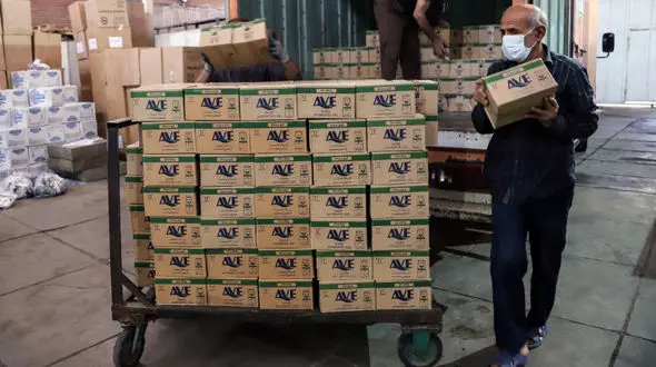 اهدای ٢٤ هزار  ژل ضدعفونی‌‌کننده دست اوه به استان خوزستان