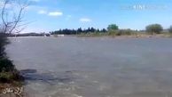 فیلمی تلخ از لحظه جان دادن یک مرد در رودخانه ارس 