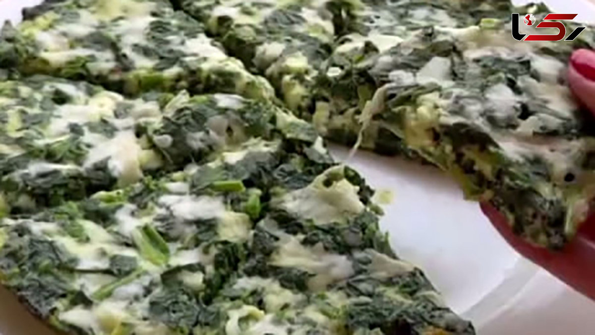 طرز تهیه کوکوی اسفناج خوش رنگ و خوش طعم / فیلم