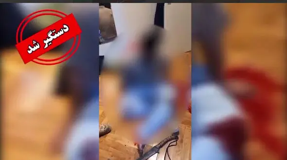 فیلم / لحطه بازداشت سرکرده باند اوباش قیطریه توسط پلیس
