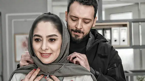 استایل مارال بنی آدم بازیگر سریال همگناه در کنار همسرش