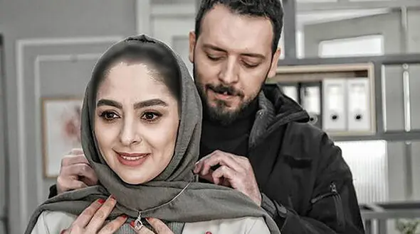 استایل مارال بنی آدم بازیگر سریال همگناه در کنار همسرش