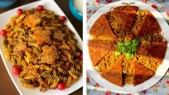 چطور ماکارونی را ساده و جذاب تزئین کنیم؟