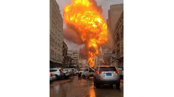 حمله اسرائیل به کاخ ریاست جمهوری یمن + فیلم 