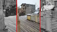 فیلم بارش زیبای برف پاییزی در لرستان