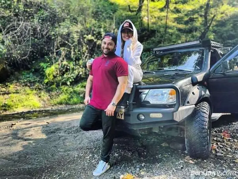 خواننده معروف و همسرش