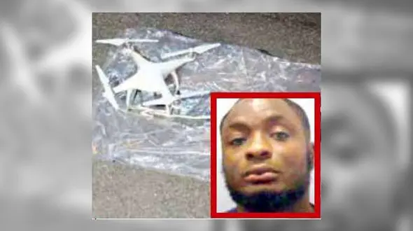 ارسال هوایی موادمخدر به زندان