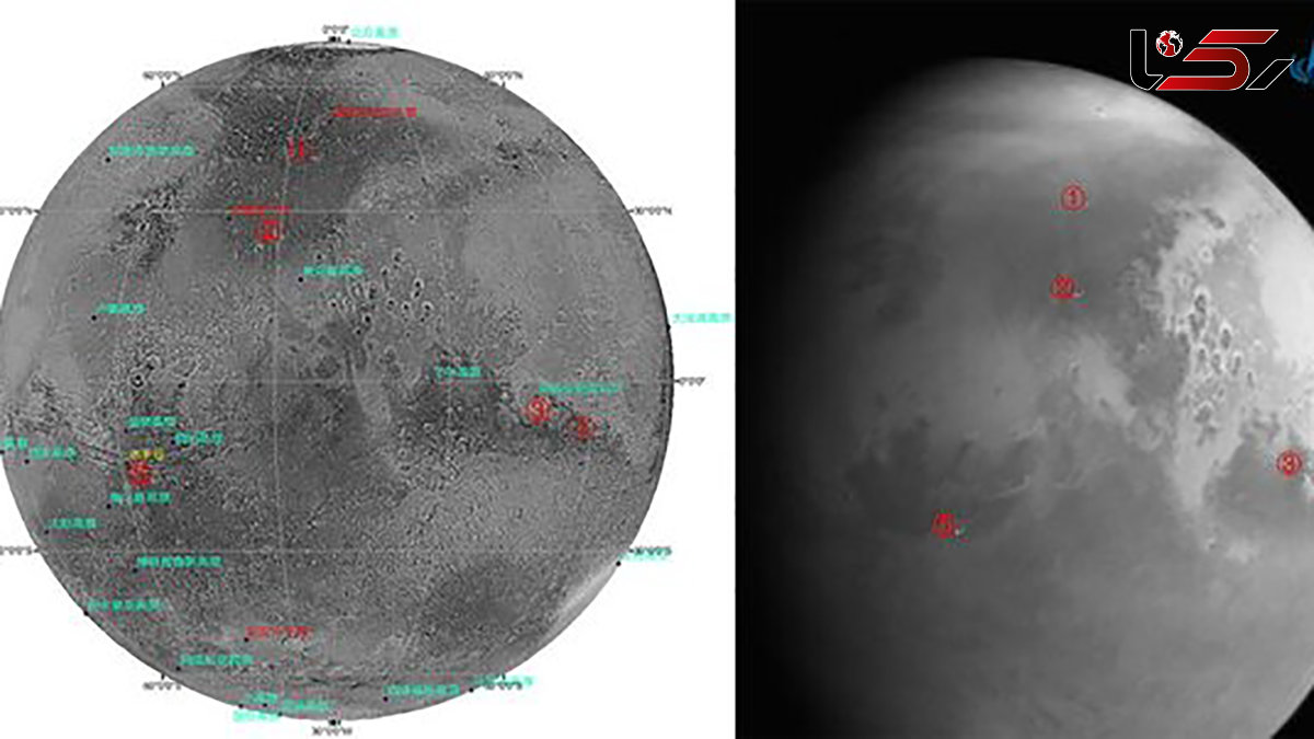 رد پای چینی‌ها به مریخ هم رسید + عکس